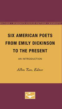 Paperback Six American Poets from Emily Dickinson to the Present: An Introduction Book
