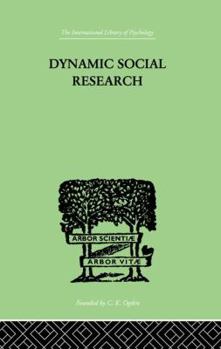 Paperback Dynamic Social Research Book