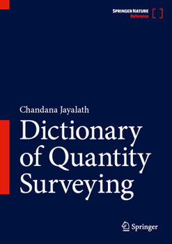 Hardcover Dictionary of Quantity Surveying Book