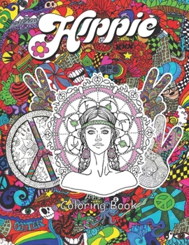 Paperback Hippie Coloring Book: Amazing Adults, trippy Book