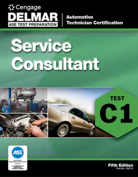 Paperback ASE Test Preparation Service Consultant (C1) Book