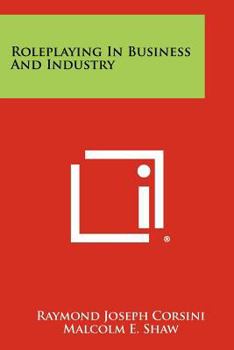 Paperback Roleplaying in Business and Industry Book