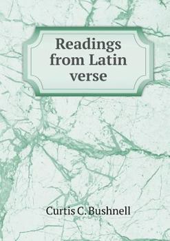 Paperback Readings from Latin verse Book