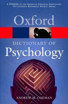 Paperback A Dictionary of Psychology Book