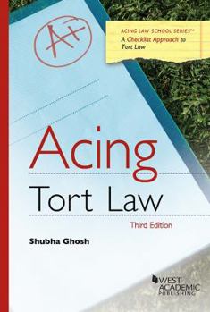 Paperback Acing Tort Law (Acing Series) Book