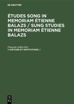 Hardcover Histoire et institutions, 1 [German] Book