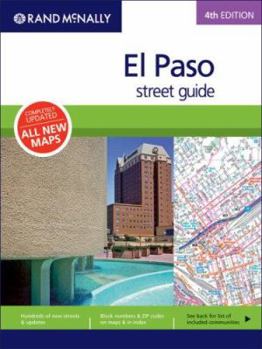 Paperback Rand McNally El Paso Street Guide, 4th Edition Book
