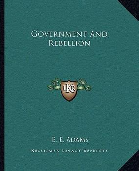 Paperback Government And Rebellion Book