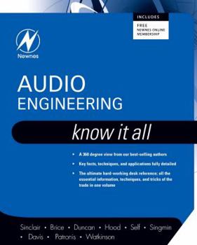Paperback Audio Engineering: Know It All: Volume 1 Book
