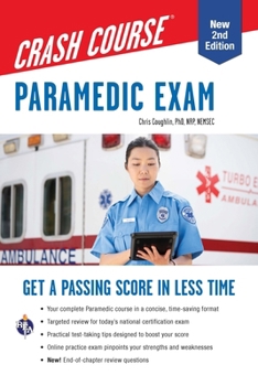 Paperback Paramedic Crash Course with Online Practice Test: Get a Passing Score in Less Time Book