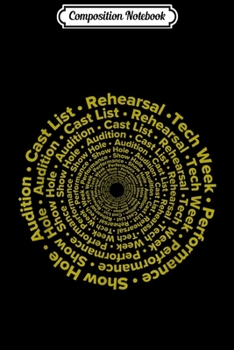 Composition Notebook: Circle of Life Stages Funny Theatre Actor Actress  Journal/Notebook Blank Lined Ruled 6x9 100 Pages