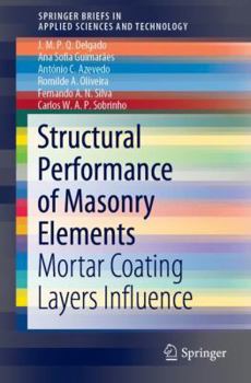 Paperback Structural Performance of Masonry Elements: Mortar Coating Layers Influence Book