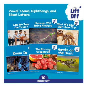 Paperback Phonic Books Lift Off Readers Vowel Teams, Diphthongs, and Silent Letters Book