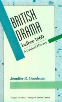 Hardcover British Drama Before 1660 Book