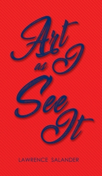 Hardcover Art as I See It Book