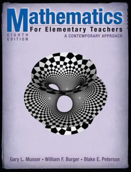 Hardcover Mathematics for Elementary Teachers: A Contemporary Approach Book