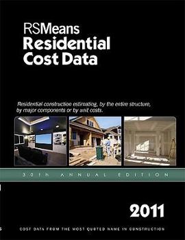 Paperback RSMeans Residential Cost Data 2011 Book