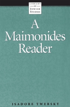 Paperback A Maimonides Reader Book