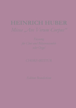 Paperback Missa Ave Verum Corpus. Chorpartitur: Fassung f?r Chor und Bl?serensemble oder Orgel [German] Book