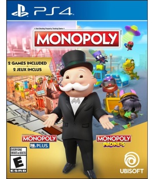Game - Playstation 4 Monopoly Plus + Monopoly Madness Book