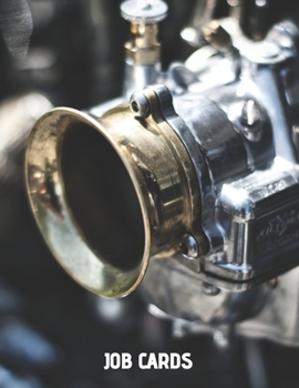 Paperback Jobcards: Jobcards for Mechanics, Technicians 125 Pages Book