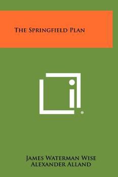 Hardcover The Springfield Plan Book