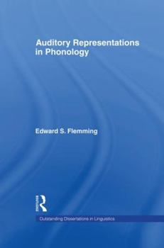 Paperback Auditory Representations in Phonology Book