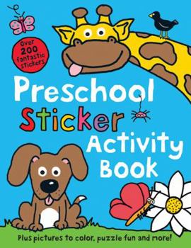 Paperback Preschool Sticker Activity Book