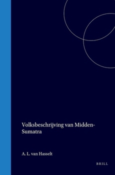 Hardcover Volksbeschrijving Van Midden-Sumatra [Dutch] Book
