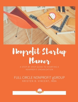 Paperback Nonprofit Startup Planner Book