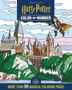 Paperback Harry Potter Color-By-Number Book