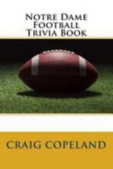 Paperback Notre Dame Football Trivia Book