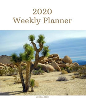 Paperback 2020 Weekly Planner: Joshua Tree; January 1, 2020 - December 31, 2020; 8" x 10" Book