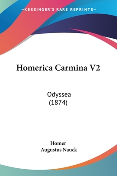 Paperback Homerica Carmina V2: Odyssea (1874) Book