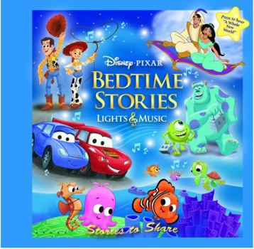 Hardcover Disney Bedtime Lights and Music Book