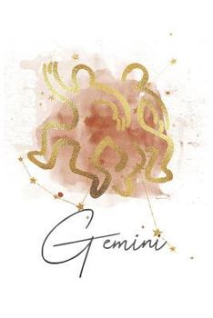 Paperback Gemini: Zodiac Star Sign Astrology Notebook (6x9) Book