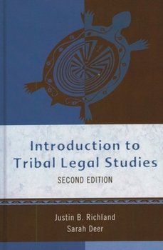 Paperback Introduction to Tribal Legal Studies Book