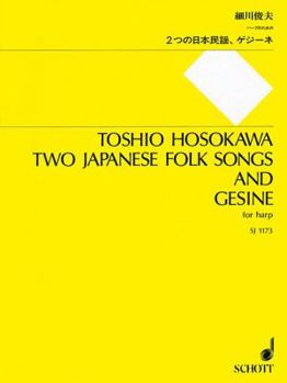 Paperback 2 Japanese Folk Songs and Gesine: For Harp Solo Book