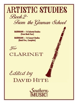 Paperback Artistic Studies, Book 2 (German School): Clarinet Book