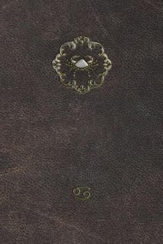 Paperback Monogram Cancer Notebook: Blank Diary Journal Log Notebook Book