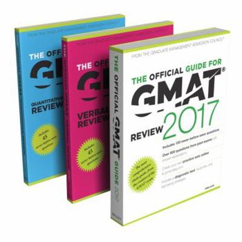 Paperback The Official Guide to the GMAT Review 2017 Bundle + Question Bank + Video Book