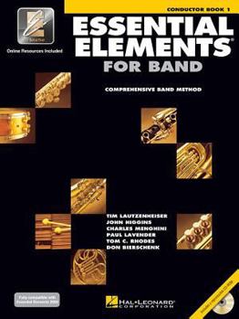 Spiral-bound Essential Elements for Band - Conductor Book 1 with Eei (Book/Online Audio) [With CDROM] Book
