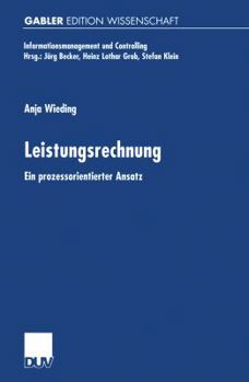 Paperback Leistungsrechnung: Ein Prozessorientierter Ansatz [German] Book
