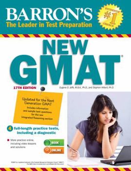 Paperback Barron's New Gmat, 17th Edition Book