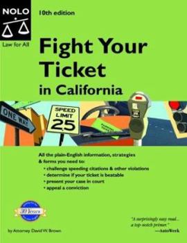 Paperback Fight Your Ticket in California Book