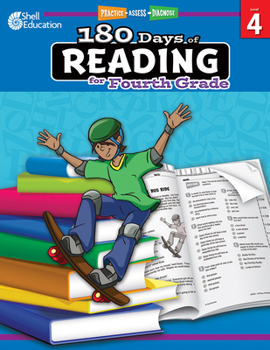 Practice, Assess, Diagnose: 180 Days of Reading for Fourth Grade - Book  of the 180 Days of Practice
