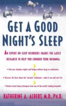 Paperback Get a Good Night's Sleep Book