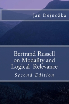 Paperback Bertrand Russell on Modality and Logical Relevance Book