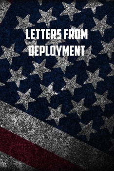 Paperback Letters from deployment: 6x9 Journal christmas gift for under 10 dollars military spouse journal Book