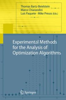 Hardcover Experimental Methods for the Analysis of Optimization Algorithms Book